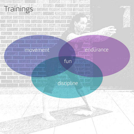 movement, endurance, fun, discipline
